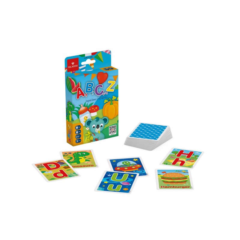 Dal Negro A B C ... Z Juego de cartas educativo