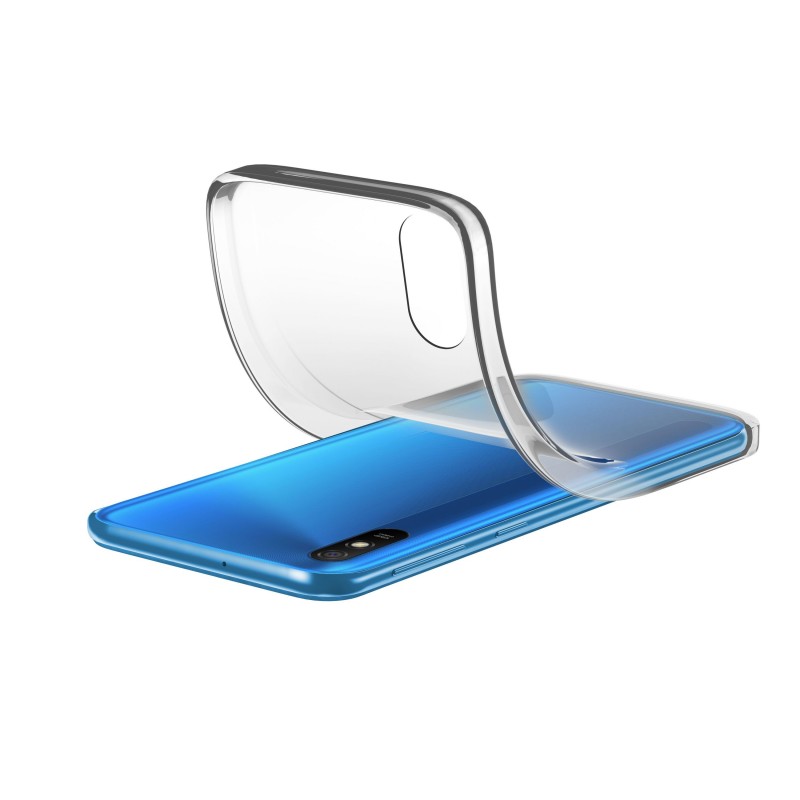 Cellularline Soft - Redmi 9A Protegge e valorizza il design dello smartphone Trasparente