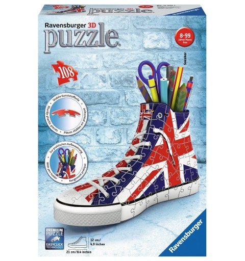 Ravensburger Union Jack Sneaker 3D Puzzle, 108pc