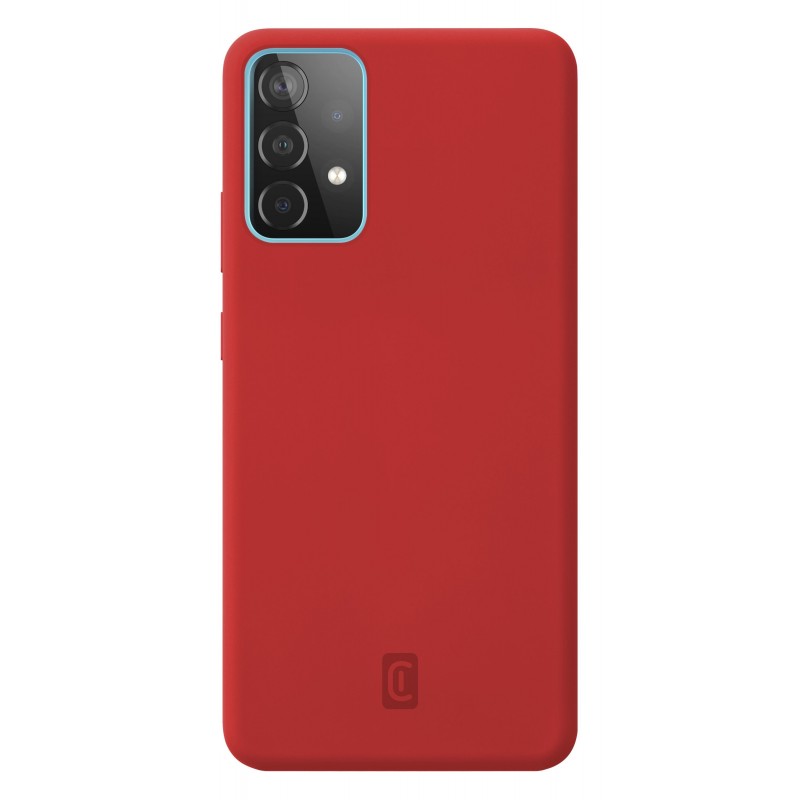 Cellularline Sensation - Galaxy A52 5G 4G Soft-touch silicone case with built-in Microban® antibacterial technology Red