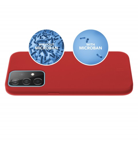 Cellularline Sensation - Galaxy A52 5G 4G Custodia in silicone soft touch con tecnologia antibatterica Microban integrata®