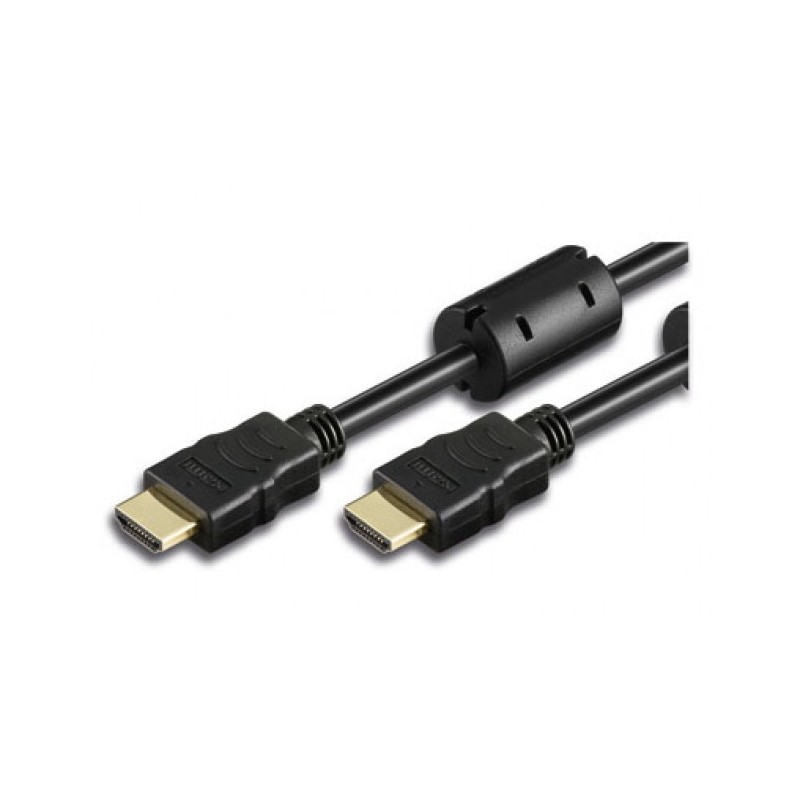 Techly Cavo HDMI High Speed con Ethernet A A M M con Ferrite 15m (ICOC HDMI-FR-150)