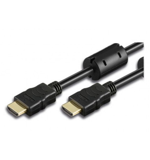 Techly Cavo HDMI High Speed con Ethernet A A M M con Ferrite 15m (ICOC HDMI-FR-150)