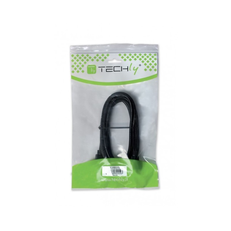 Techly 15m HDMI cable HDMI HDMI tipo A (Estándar) Negro