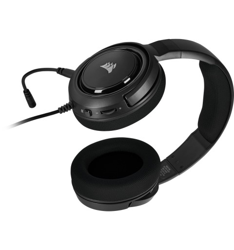 Corsair HS35 Auriculares Alámbrico Diadema Juego Carbono