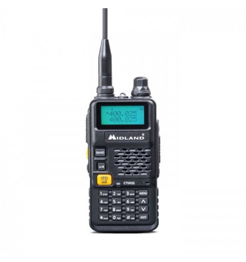 Midland CT590 S Funksprechgerät 128 Kanäle VHF 114 - 146 UHF 430 - 440 Schwarz