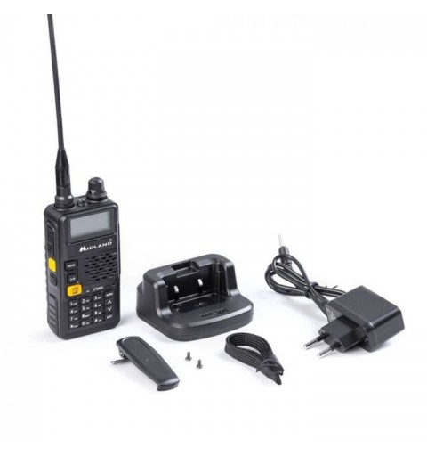 Midland CT590 S radio bidirectionnelle 128 canaux VHF 114 - 146 UHF 430 - 440 Noir