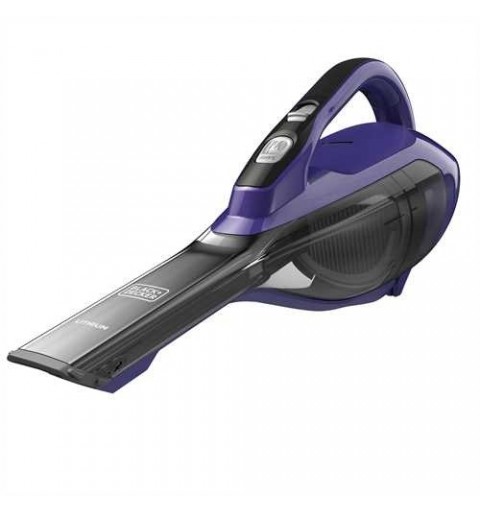 Black & Decker DVA325JP07 aspirapolvere senza filo Porpora Senza sacchetto