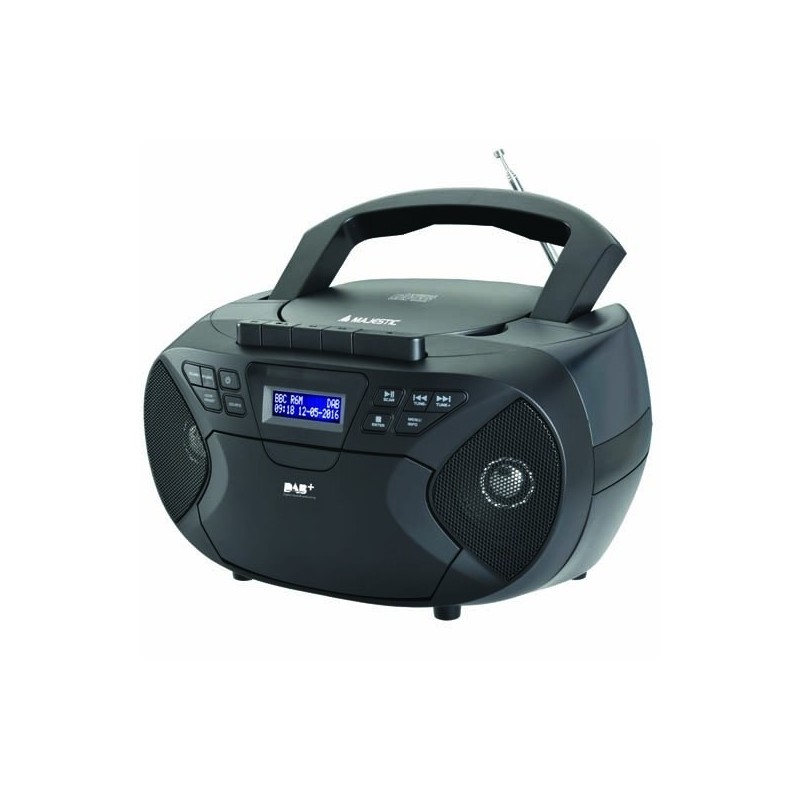 New Majestic AH-2430 DAB sistema estéreo portátil Analógica Negro