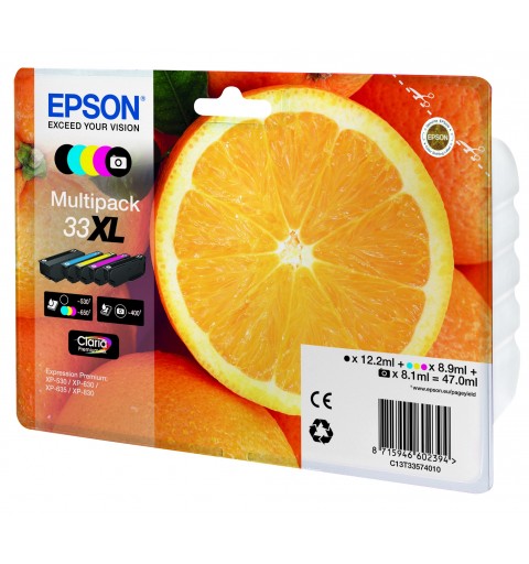 Epson Oranges Multipack 5-colours 33XL Claria Premium Ink