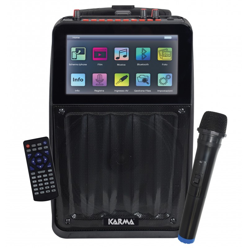 Karma Italiana VISION 8 Public Address (PA) system Trolley Public Address (PA) system 30 W Black