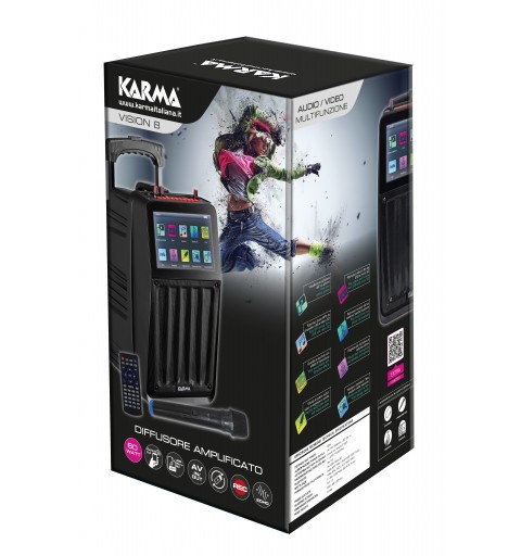 Karma Italiana VISION 8 Public Address (PA) system Trolley Public Address (PA) system 30 W Black