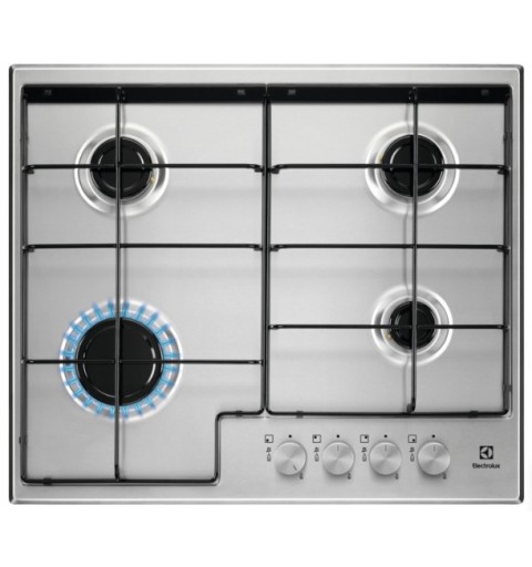 Electrolux EGS6424X Acciaio inossidabile Da incasso 59.5 cm Gas 4 Fornello(i)