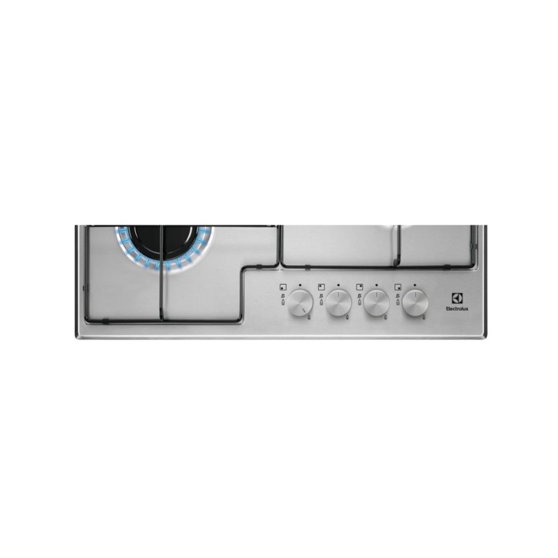 Electrolux EGS6424X Acciaio inossidabile Da incasso 59.5 cm Gas 4 Fornello(i)