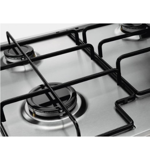 Electrolux EGS6424X Acciaio inossidabile Da incasso 59.5 cm Gas 4 Fornello(i)