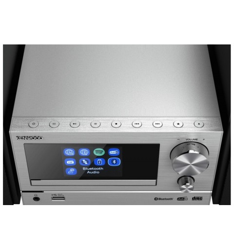 Kenwood M-7000S Home-Audio-Minisystem 30 W Silber