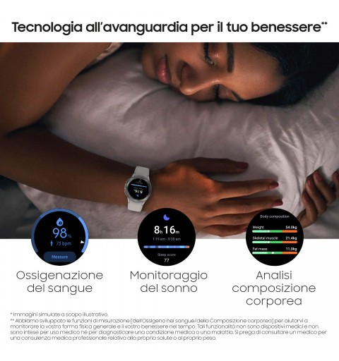 Samsung Galaxy Watch 4 Classic 42mm 3,05 cm (1.2") SAMOLED Negro GPS (satélite)