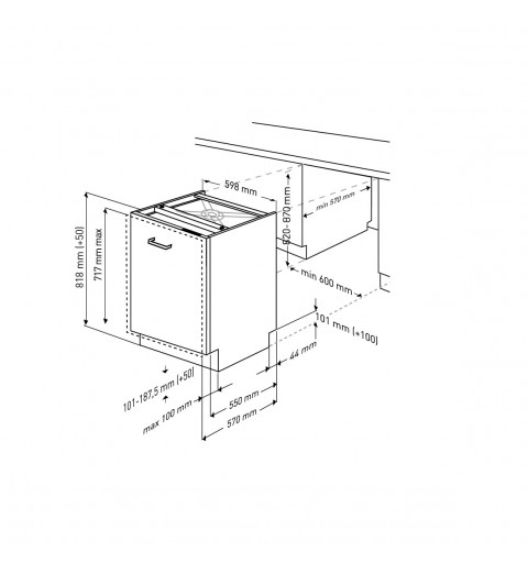 Beko DIN26C21 Completamente integrado 14 cubiertos E