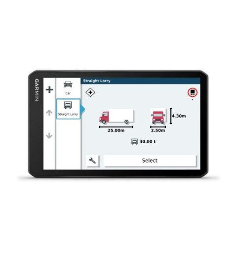 Garmin dēzl™ LGV700 navigator Fixed 17.6 cm (6.95") TFT Touchscreen 240 g Black