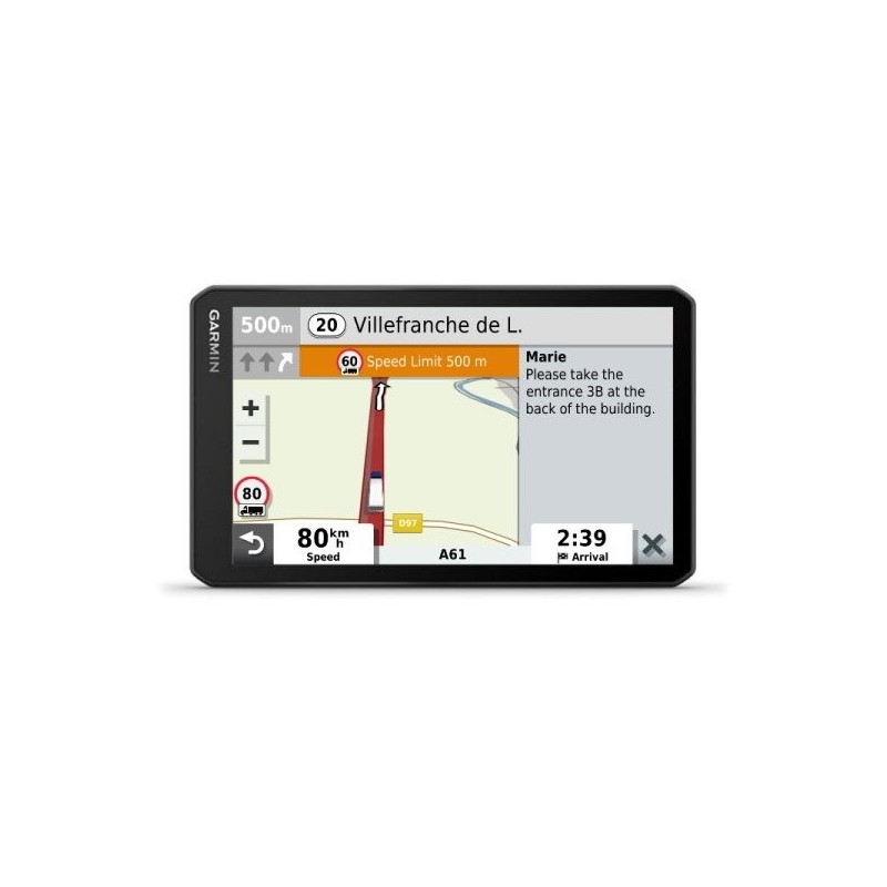 Garmin dēzl™ LGV700 navegador Fijo 17,6 cm (6.95") TFT Pantalla táctil 240 g Negro