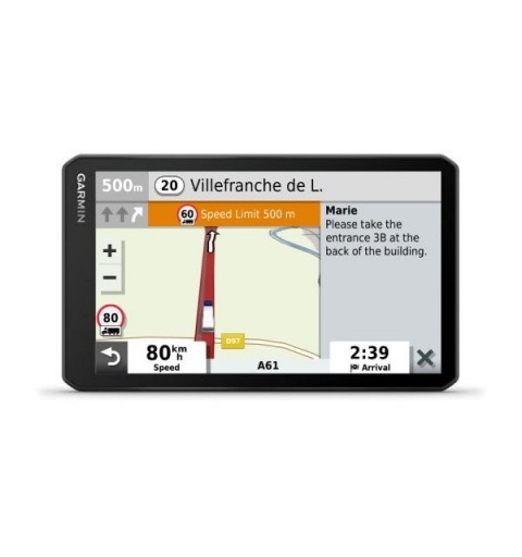 Garmin dēzl™ LGV700 navegador Fijo 17,6 cm (6.95") TFT Pantalla táctil 240 g Negro