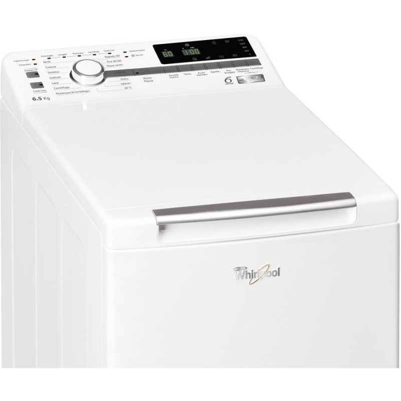 Whirlpool ZEN TDLR 65242BS IT N lavatrice Caricamento dall'alto 6,5 kg 1200 Giri min C Bianco