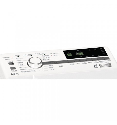 Whirlpool ZEN TDLR 65242BS IT N lavatrice Caricamento dall'alto 6,5 kg 1200 Giri min C Bianco