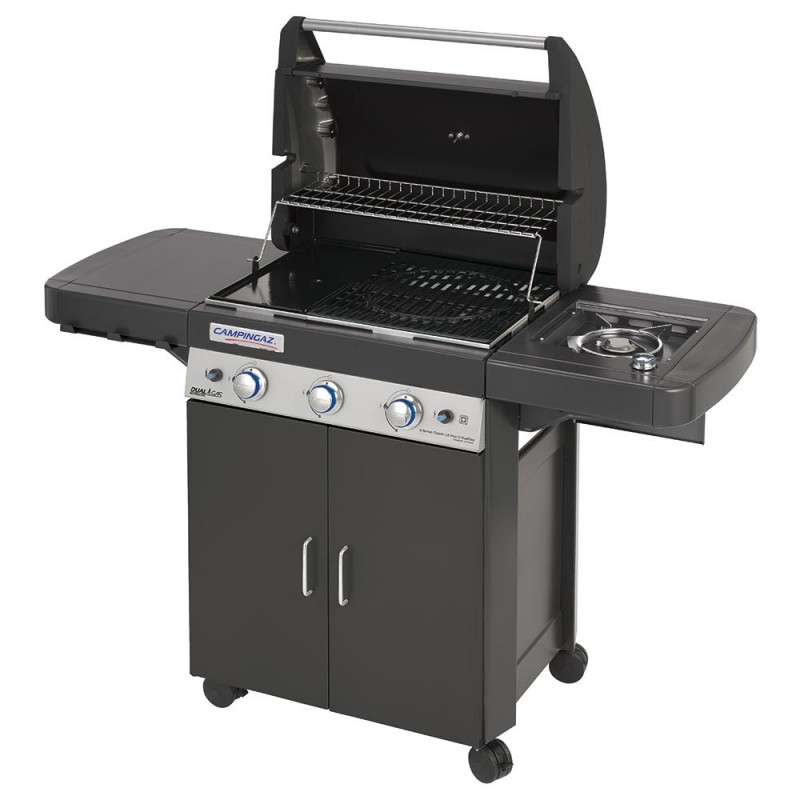 Campingaz 3 Series Classic LS Plus D DualGas Barbecue Gas Black, White 11900 W