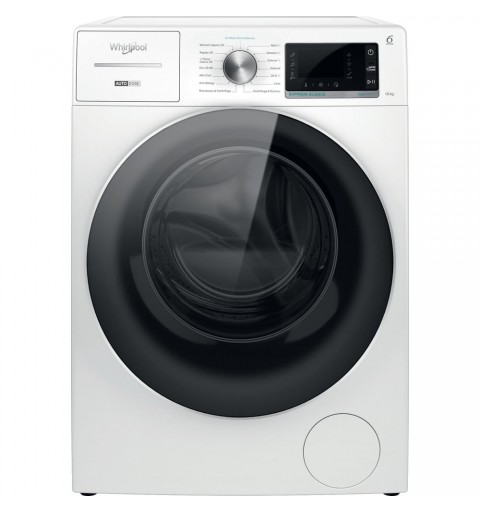 Whirlpool W8 W046WR IT machine à laver Charge avant 10 kg 1400 tr min A Blanc