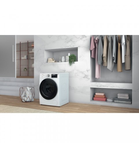 Whirlpool W8 W046WR IT machine à laver Charge avant 10 kg 1400 tr min A Blanc