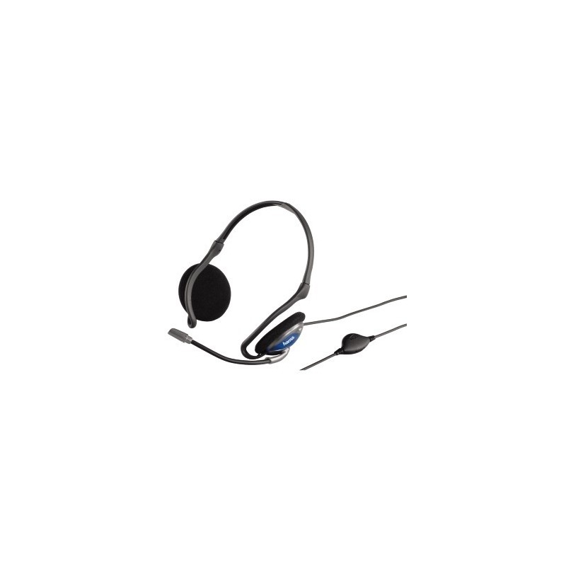 Hama Headset CS-498 Auriculares Alámbrico Llamadas Música Negro