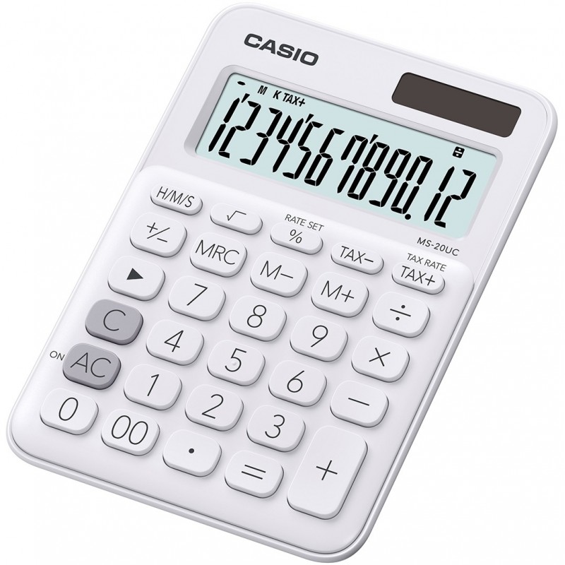 Casio MS-20UC-WE calculator Desktop Basic White