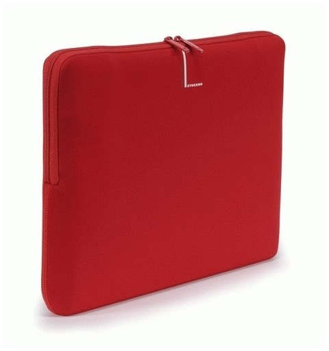 Tucano 14.1" Colore Sleeve maletines para portátil 35,8 cm (14.1") Funda Rojo