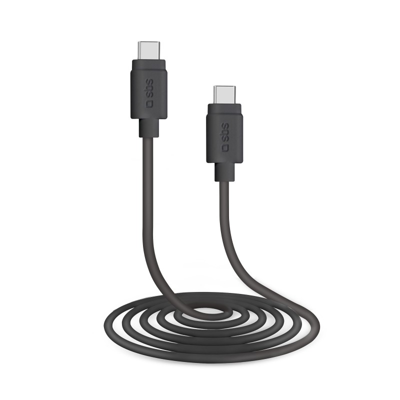 SBS TECABLETCC31K USB Kabel 1,5 m USB 3.2 Gen 1 (3.1 Gen 1) USB C Schwarz