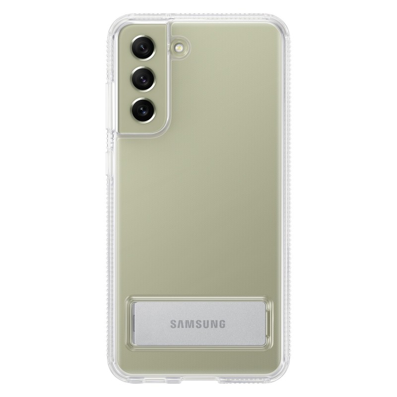 Samsung Clear Standing Rugged Cover S21 FE coque de protection pour téléphones portables 16,3 cm (6.41") Housse Transparent