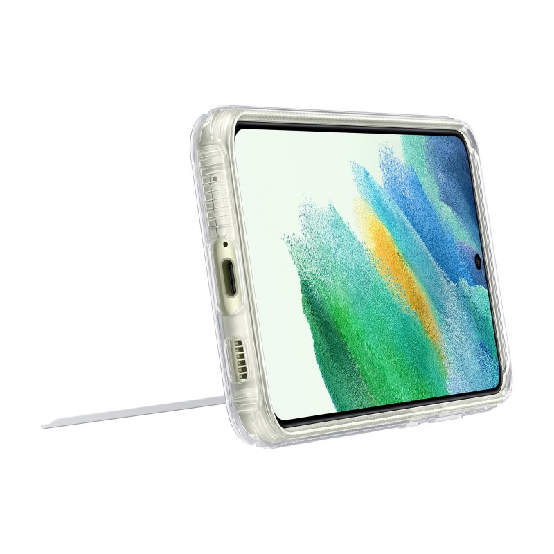 Samsung Clear Standing Rugged Cover S21 FE Handy-Schutzhülle 16,3 cm (6.41 Zoll) Transparent