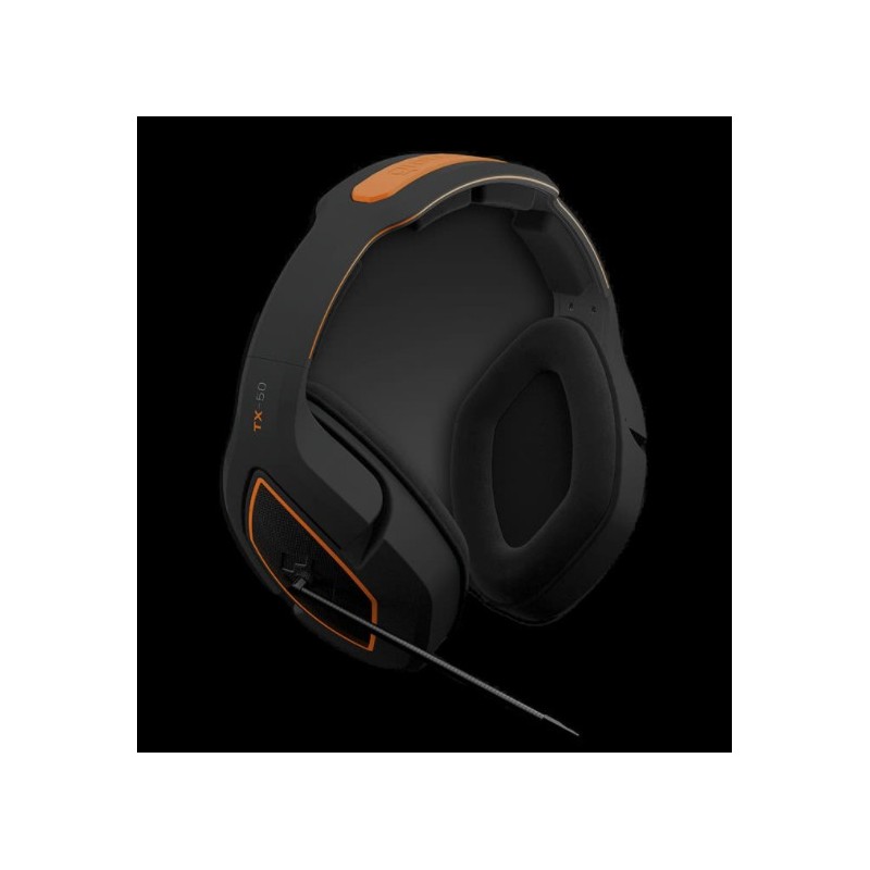 Gioteck TX-50 Auriculares Alámbrico Diadema Juego Negro, Naranja