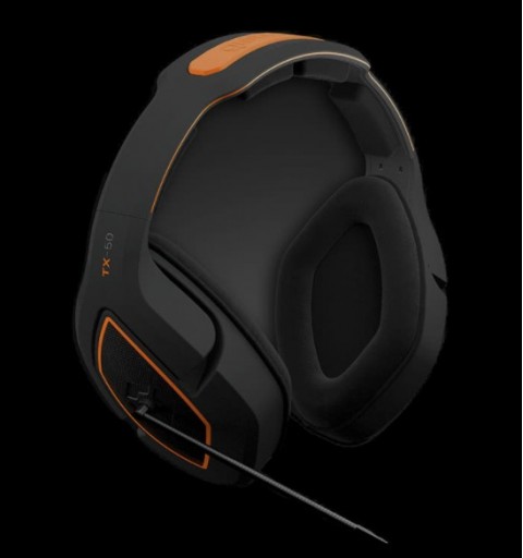 Gioteck TX-50 Kopfhörer Verkabelt Kopfband Gaming Schwarz, Orange