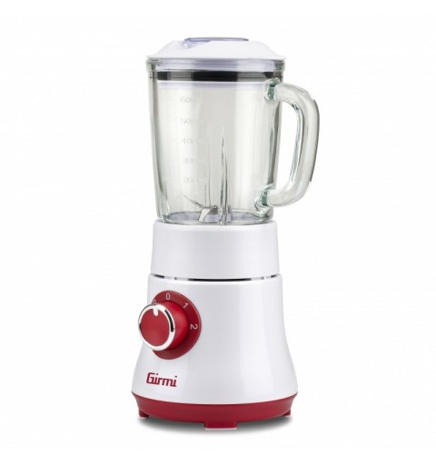 Girmi FR23 0,6 L Mélangeur de table 300 W Rouge, Transparent, Blanc