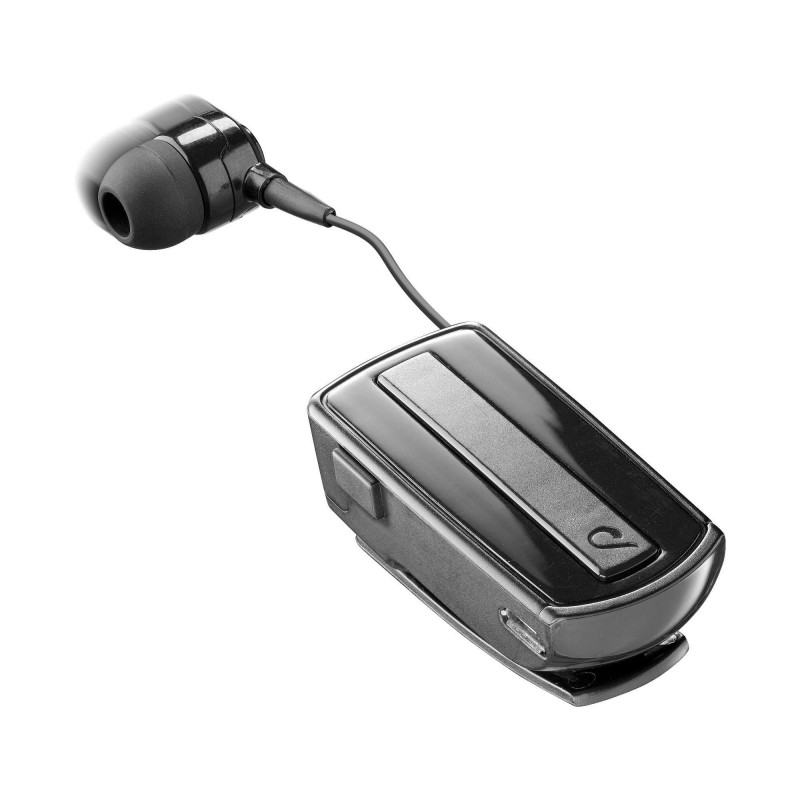 Cellularline Roller Clip Auriculares Inalámbrico Dentro de oído Bluetooth Negro