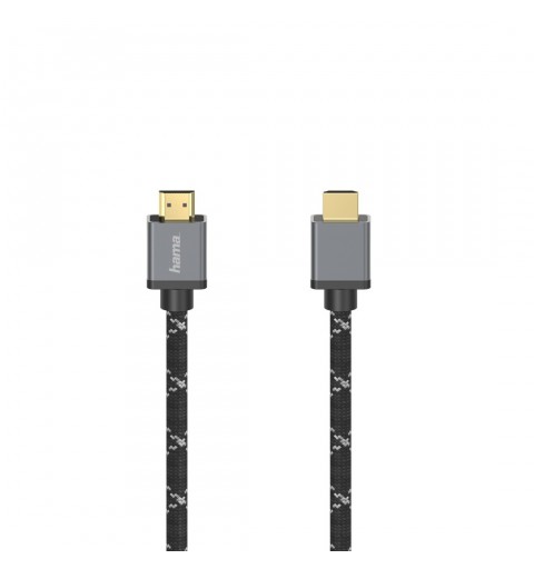 Hama 00205240 HDMI-Kabel 3 m HDMI Typ A (Standard) Schwarz, Grau