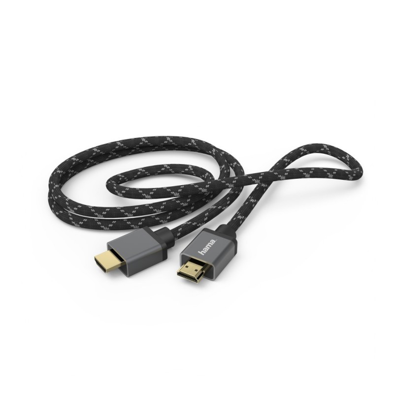 Hama 00205240 cavo HDMI 3 m HDMI tipo A (Standard) Nero, Grigio