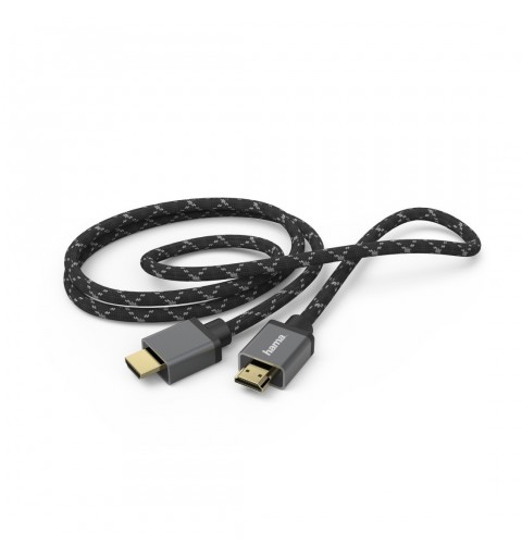 Hama 00205240 câble HDMI 3 m HDMI Type A (Standard) Noir, Gris