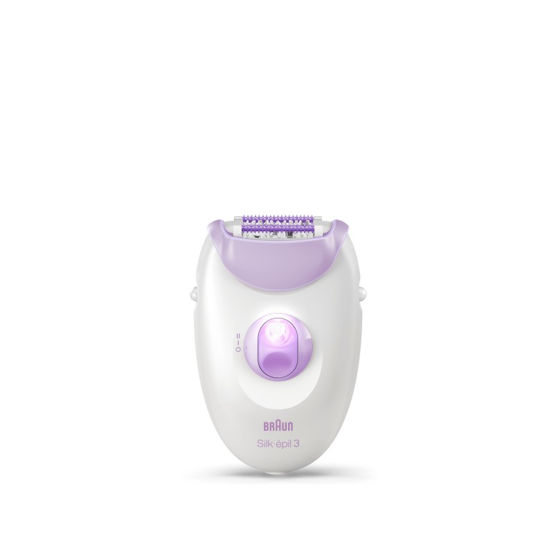 Braun Silk-épil 3 3170 20 Pinzette Weiß, Violett