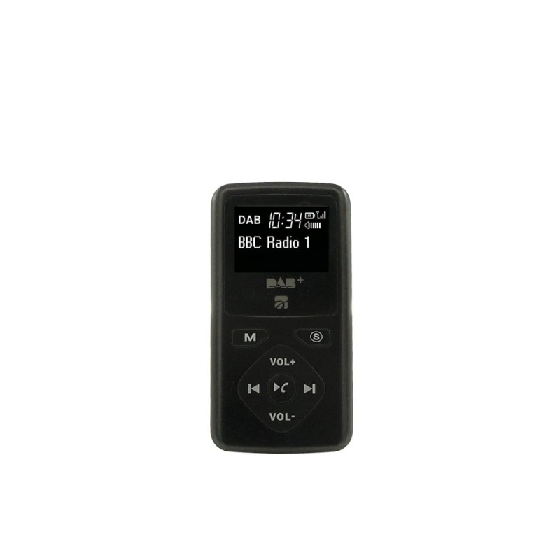 Xtreme Mini Radio DB-7 DAB+ Portátil Analógico y digital Negro