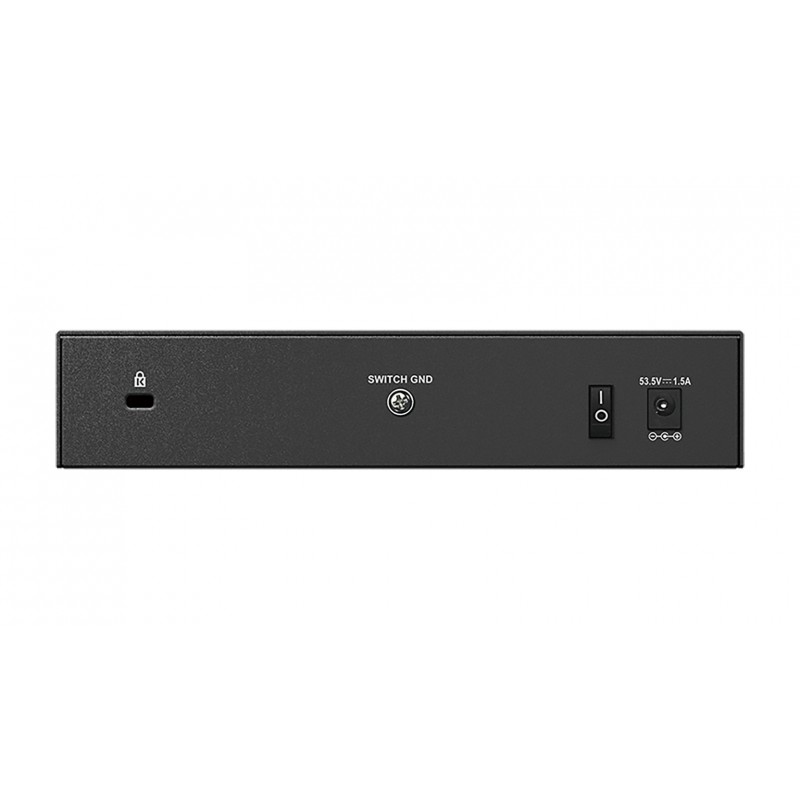 D-Link DGS-1008P network switch Unmanaged Gigabit Ethernet (10 100 1000) Power over Ethernet (PoE) Black