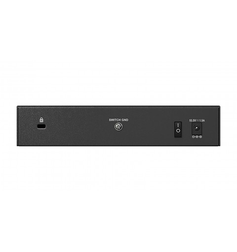 D-Link DGS-1008P network switch Unmanaged Gigabit Ethernet (10 100 1000) Power over Ethernet (PoE) Black