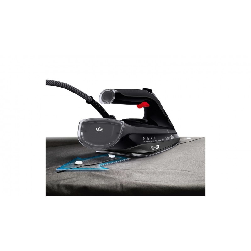 Braun TexStyle 5 SI 5088 BK Trocken- & Dampfbügeleisen EloxalPlus soleplate 2800 W Schwarz