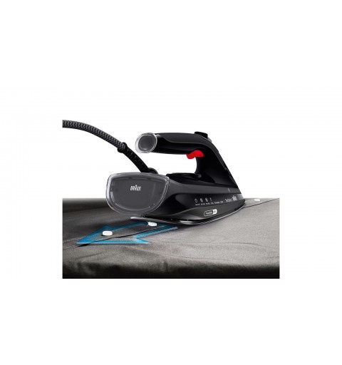 Braun TexStyle 5 SI 5088 BK Trocken- & Dampfbügeleisen EloxalPlus soleplate 2800 W Schwarz