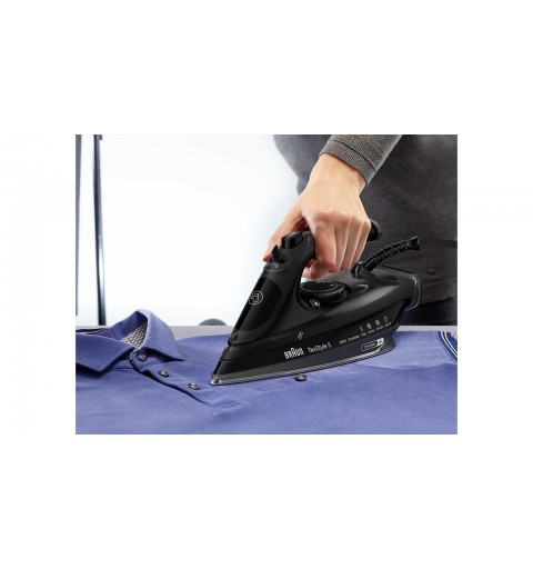 Braun TexStyle 5 SI 5088 BK Trocken- & Dampfbügeleisen EloxalPlus soleplate 2800 W Schwarz